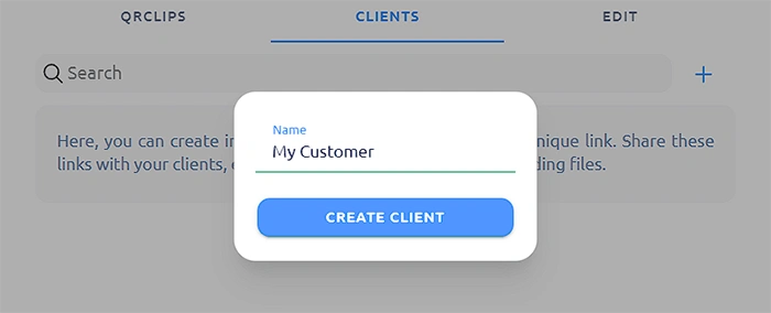 naming the client